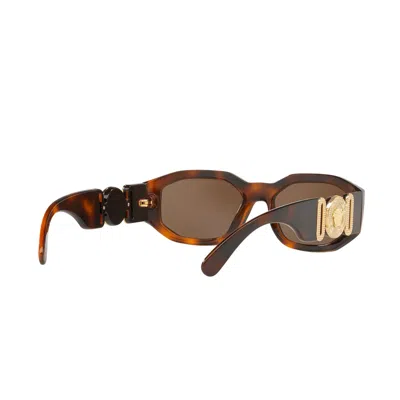 Versace Eyewear Rectangular Frame Sunglasses In Multi