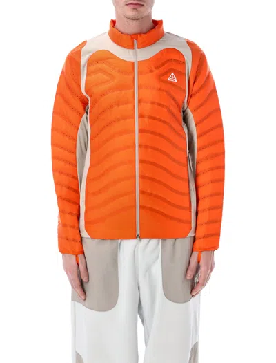 Nike Acg Lava Loft Down Trail Jacket In Orange