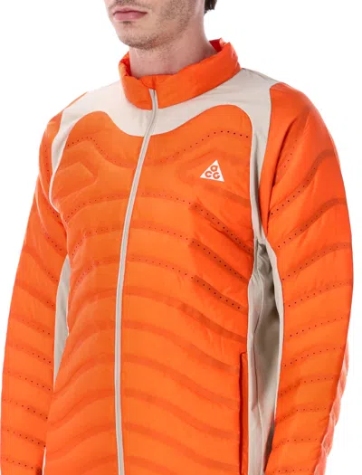 Nike Acg Lava Loft Down Trail Jacket In Orange