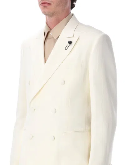 Lardini Jackets Ivory In White