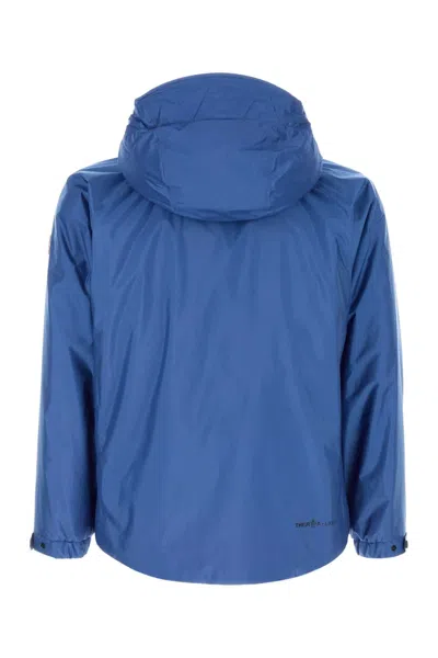Moncler Grenoble Blue Polyester Thurn Down Jacket In Blue