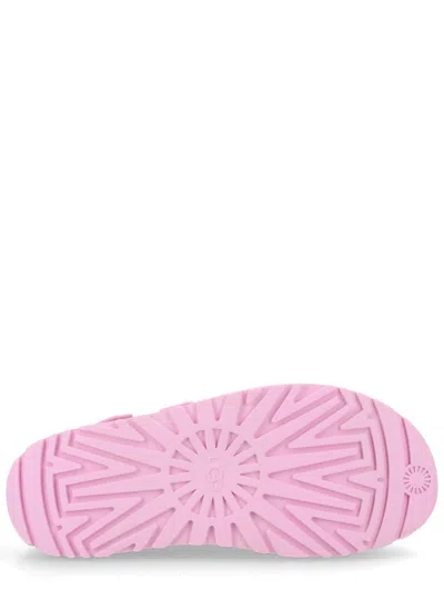 Ugg Sandals Open Toe Platform Sole Pull Tab In Pink