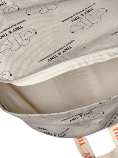 Tinycottons "tiny & Tiny" Backpack In White