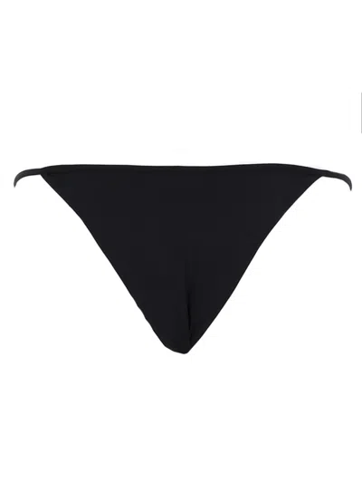 Diesel Triangle Bikini Top Minimal Coverage Straps In Black