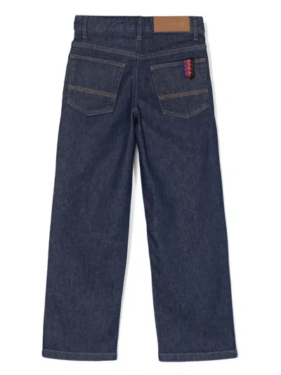 Lanvin Jeans With Logo In Blue