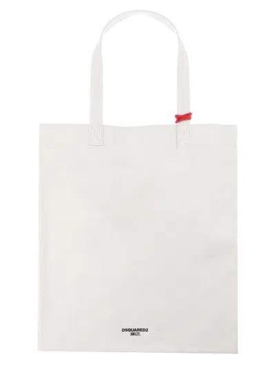 Dsquared2 Dsquared Mini Chic Messenger Handbag In White