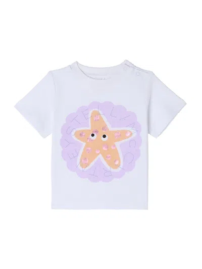 Stella Mccartney T-shirt "seastar" In Multi