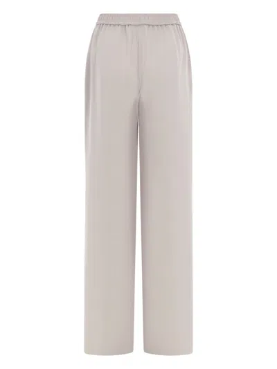Herno Neutrals Polyester Relaxed Jogger Pants In Pattern