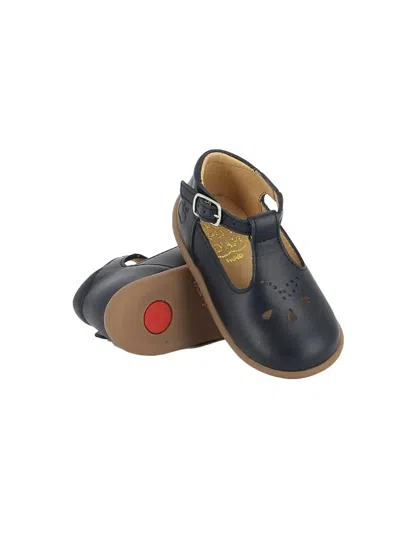Pom D'api Mini Stand-up Sandals For Baby Boys In Blue