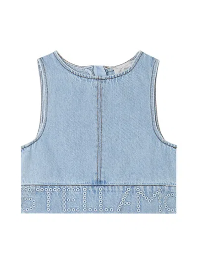 Stella Mccartney Stella Mc Cartney Denim Top In Blue