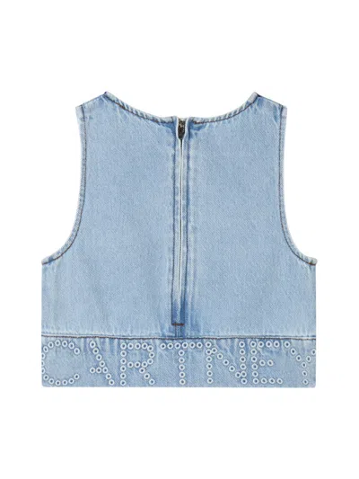 Stella Mccartney Stella Mc Cartney Denim Top In Blue