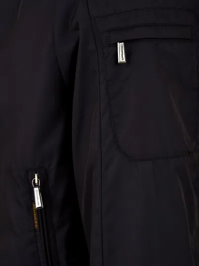 Moorer Coats Blue In Black
