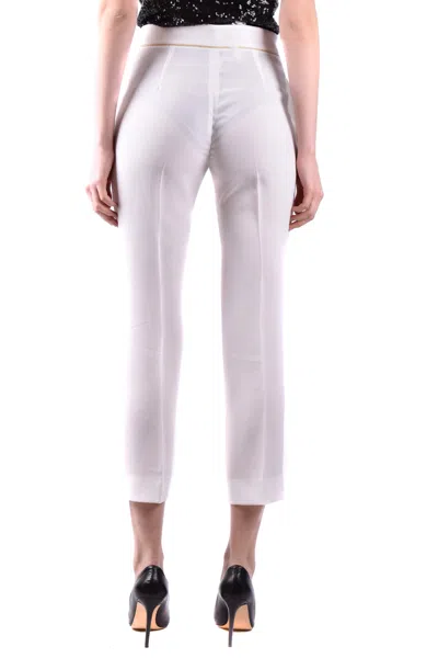 Max Mara Trousers White In White