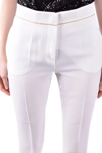Max Mara Trousers White In White