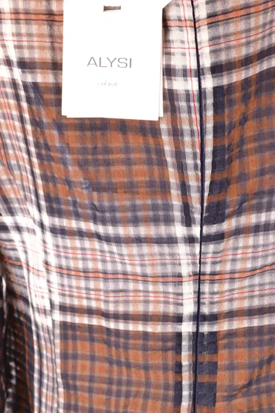 Alysi Long Sleeves Multicolor In Brown