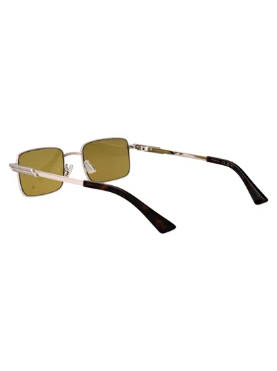 Bottega Veneta Rectangular Sunglasses Bv1469 S 003 In Silver