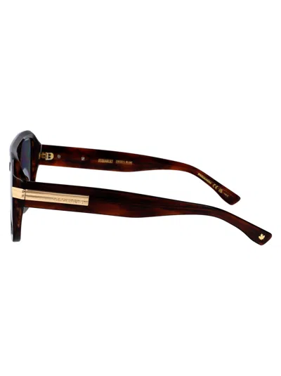 Dsquared2 Aviator Sunglasses D2 0197/s Ex4 In Multi
