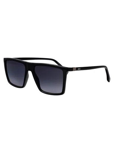 Hugo Boss Boss  Rectangular Sunglasses Boss 1490/s 807 In White
