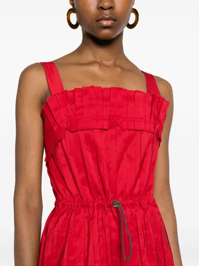 Fendi Silk Top In Red
