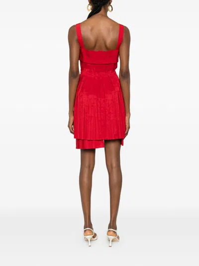 Fendi Silk Top In Red