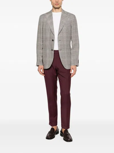 Boglioli Line Double-breasted Jacket In Gray