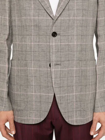 Boglioli Line Double-breasted Jacket In Gray