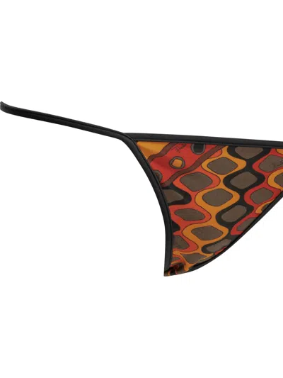 Pucci Vivara Bikini Briefs Bold Pattern Design In Multi