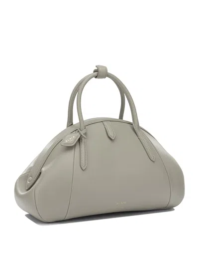 Alaïa "purse Top Handle" Medium Handbag In Gray