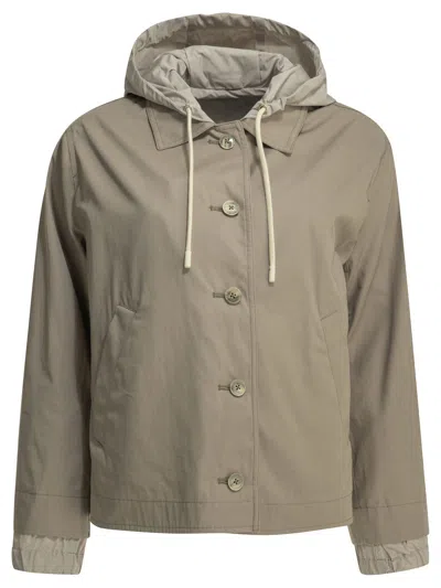 Herno Reversible Lightweight Jacket In Brown