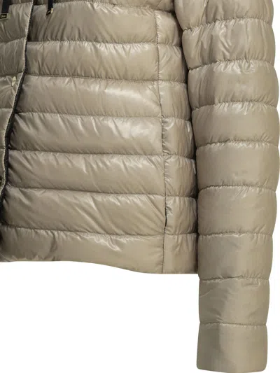 Herno Reversible Short Down Jacket In Black