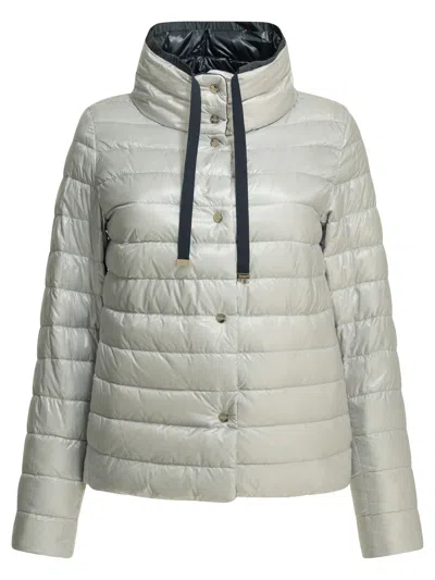 Herno Reversible Short Down Jacket In Black