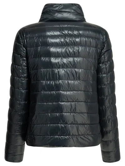 Herno Reversible Short Down Jacket In Black