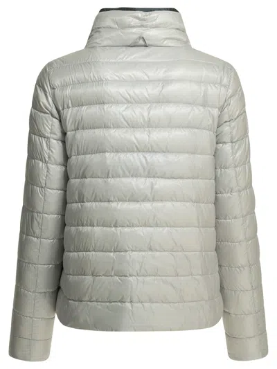 Herno Reversible Short Down Jacket In Black