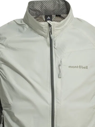Montbell Grey Nylon Polyurethane Jacket In Gray