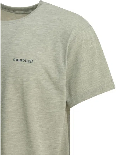 Montbell Beige Polyester T-shirt In Gray