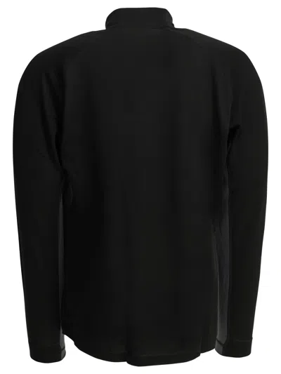 Montbell Black Wool Polyester Sweatshirt In Black