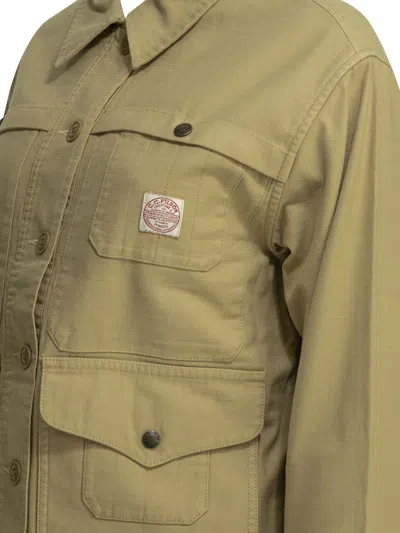 Filson Button-up Multi-pocket Jacket In Green