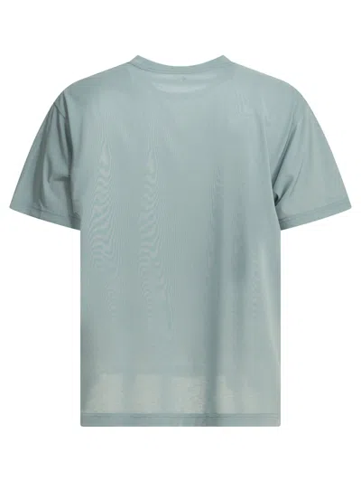 Montbell Light Blue Polyester T-shirt In Blue