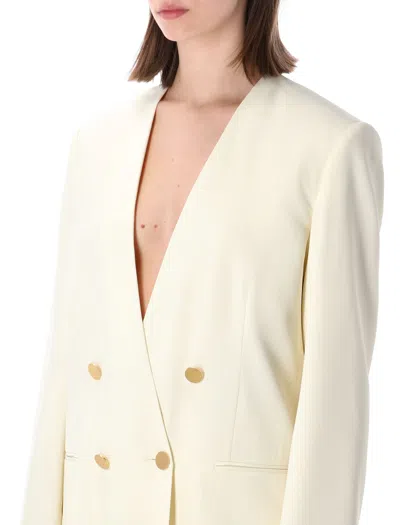Alberta Ferretti Jackets White In White