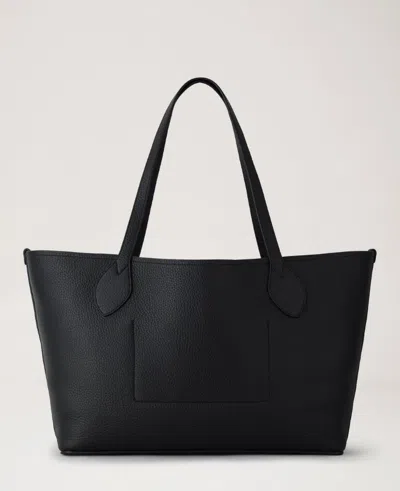 Mulberry Tree Logo-embossed Tote Bag In Black