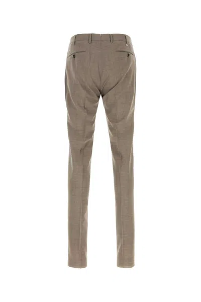 Pt Torino Stretch Virgin Wool Tailored Suit Pant In Neutral