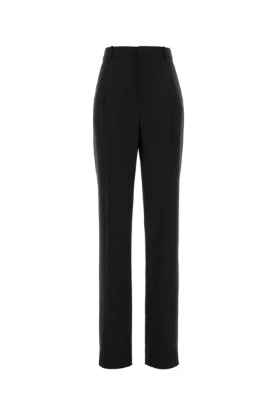 Saint Laurent Wool Pants In Black