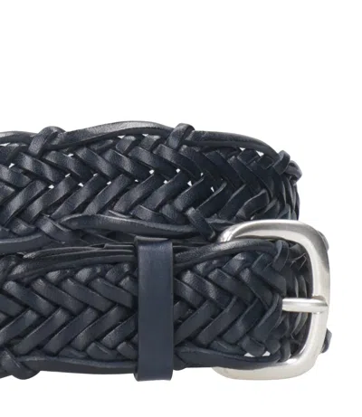 Orciani Belts Blue In Blue