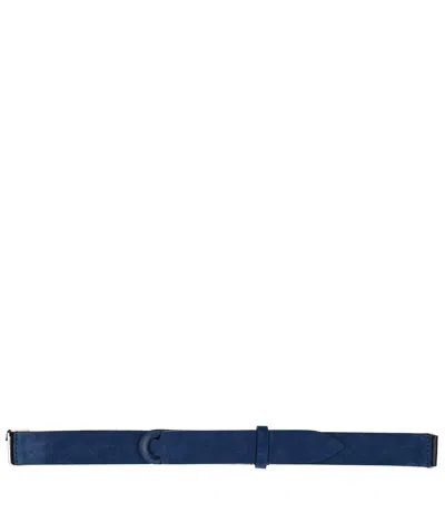 Orciani Nobuckle Belts In Blue