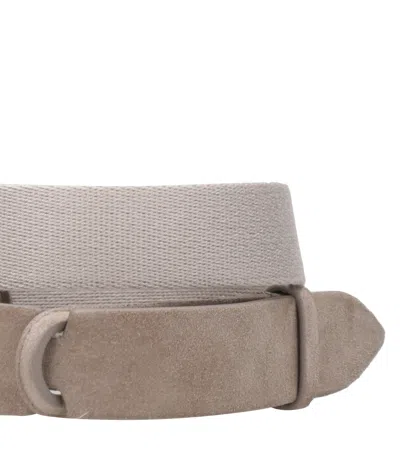 Orciani Nobuckle Belts In Gray