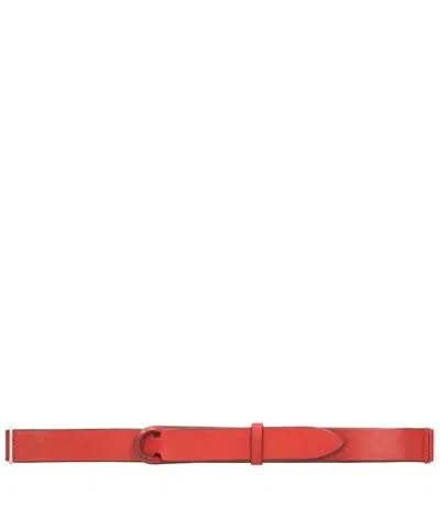 Orciani Nobuckle Belts In Red