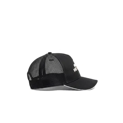 Herno Logo Baseball Mesh Cap In Black