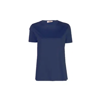 Herno Cotton T-shirt In Blue