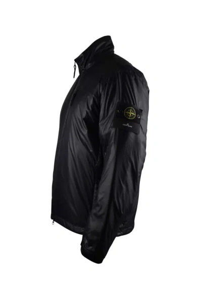 Stone Island Jacket In Blue