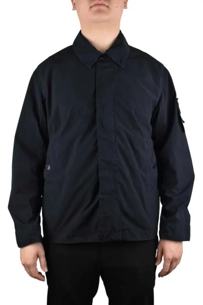 Stone Island Jacket In Blue